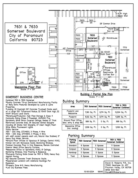 7617-7621 Somerset Blvd, Paramount, CA for rent - Site Plan - Image 1 of 17