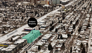 631 17 Av NW, Calgary, AB - aerial  map view