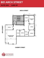 801 Arch St, Philadelphia, PA to rent Floor Plan- Image 1 of 1