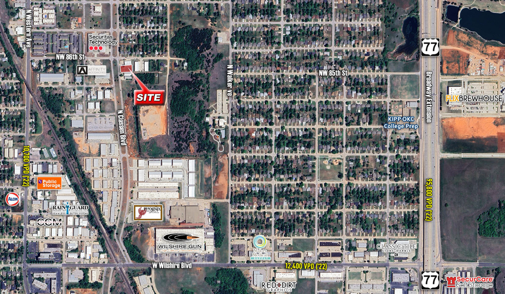 8610 N Classen Blvd, Oklahoma City, OK for rent - Aerial - Image 1 of 5