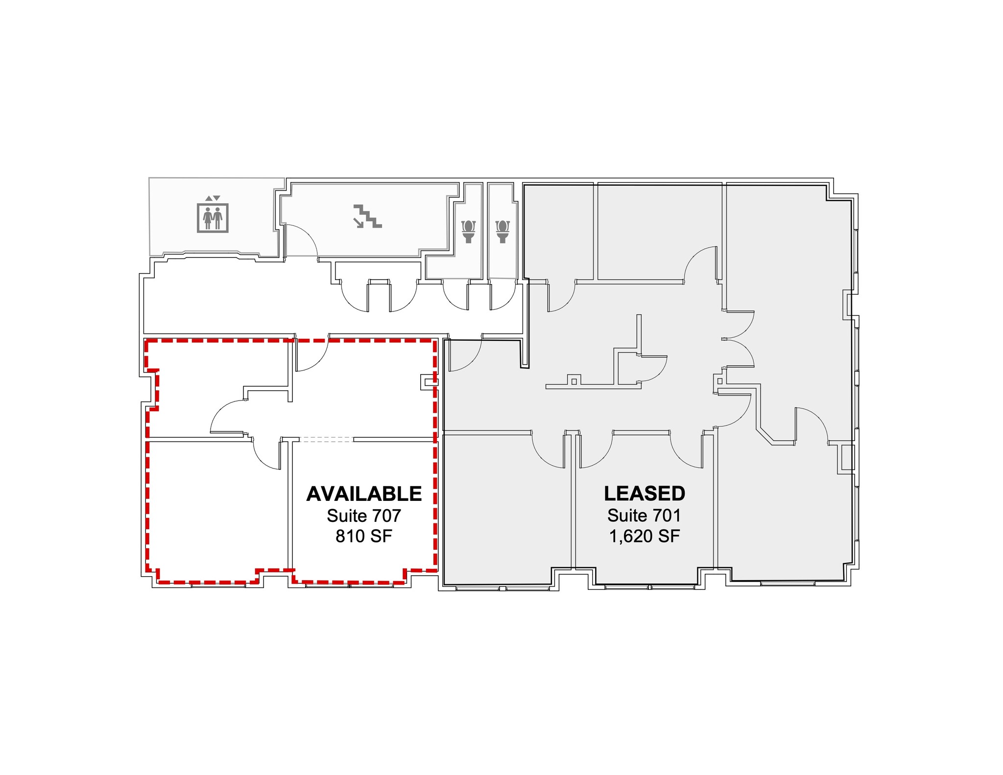 156-160 E Market St, Indianapolis, IN to rent Floor Plan- Image 1 of 1