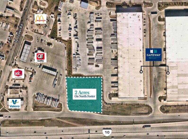 IH-10 E & Foster Road, San Antonio, TX for sale - Aerial - Image 2 of 3