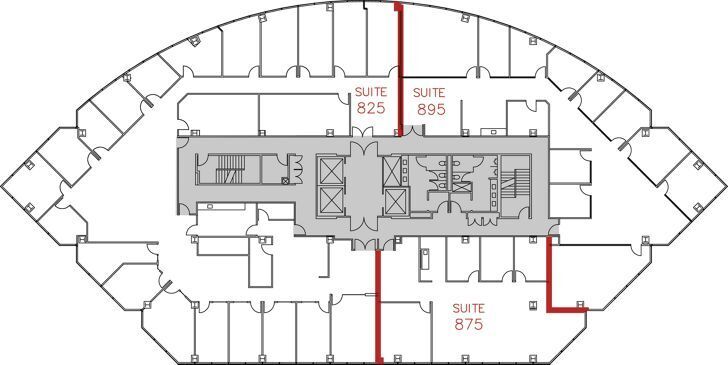 4660 La Jolla Village Dr, San Diego, CA to rent Floor Plan- Image 1 of 1