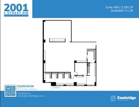 2001 L St NW, Washington, DC to rent Floor Plan- Image 1 of 1