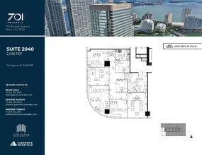 701 Brickell Ave, Miami, FL to rent Floor Plan- Image 1 of 1