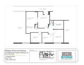 4230-4250 Hempstead Tpke, Bethpage, NY to rent Floor Plan- Image 1 of 3