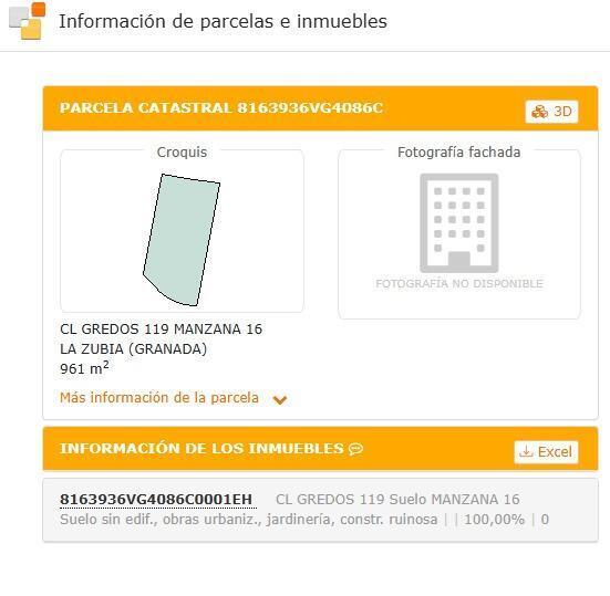Calle Gredos, 1, La Zubia, Granada for sale - Site Plan - Image 3 of 5