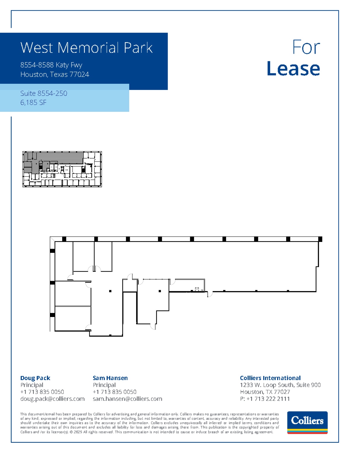 8554 Katy Fwy, Houston, TX to rent Floor Plan- Image 1 of 1