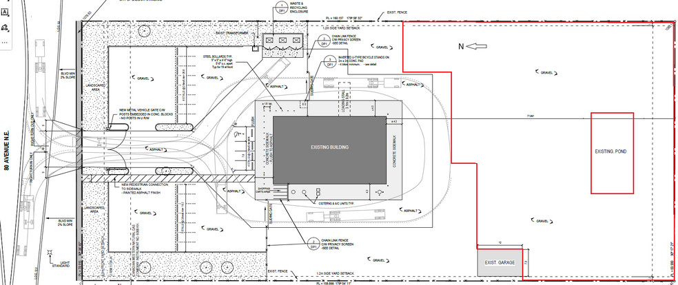 4207 80 Ave NE, Calgary, AB for rent - Site Plan - Image 1 of 3