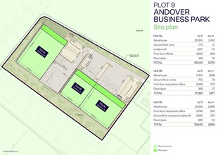 Andover Business Park, Andover for rent Site Plan- Image 1 of 2