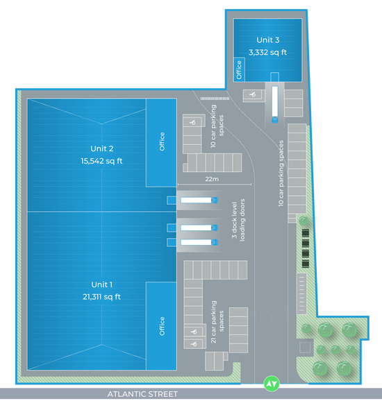 1 Atlantic St, Altrincham for rent - Site Plan - Image 3 of 3