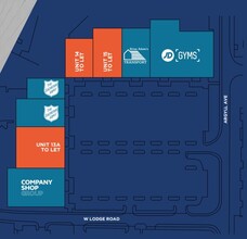 West Lodge Rd, Renfrew for rent Site Plan- Image 2 of 2