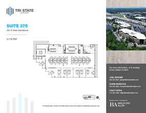 300 Tri State International, Lincolnshire, IL for rent Floor Plan- Image 1 of 1