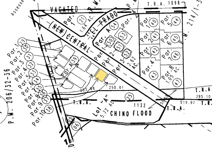 15338 Central Ave, Chino, CA for rent - Plat Map - Image 2 of 7