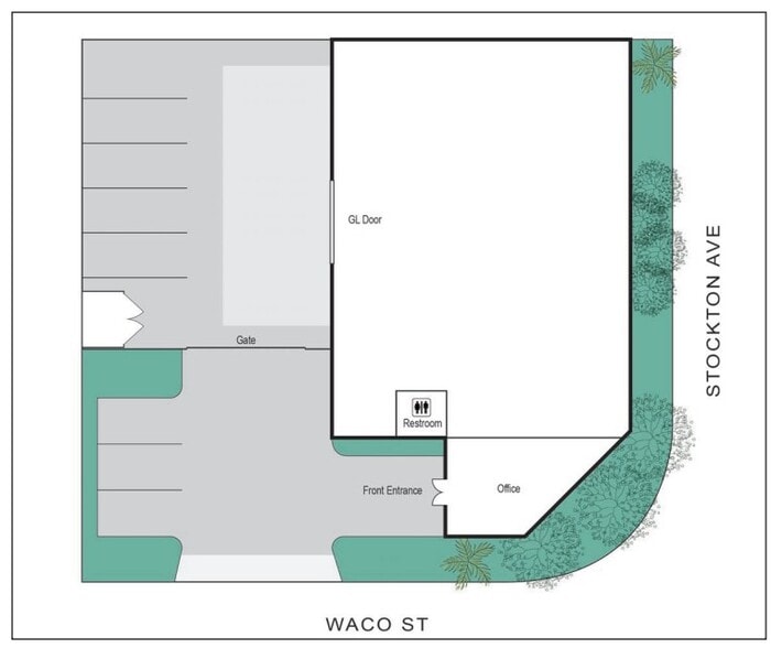5778 Waco St, Chino, CA to rent - Site Plan - Image 2 of 2
