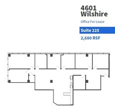 4601 Wilshire Blvd, Los Angeles, CA to rent Floor Plan- Image 1 of 1