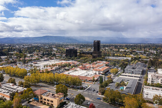 1875 S Bascom Ave, Campbell, CA - AERIAL  map view