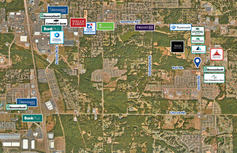 0 Nail Road and Getwell Rd, Southaven, MS - aerial  map view