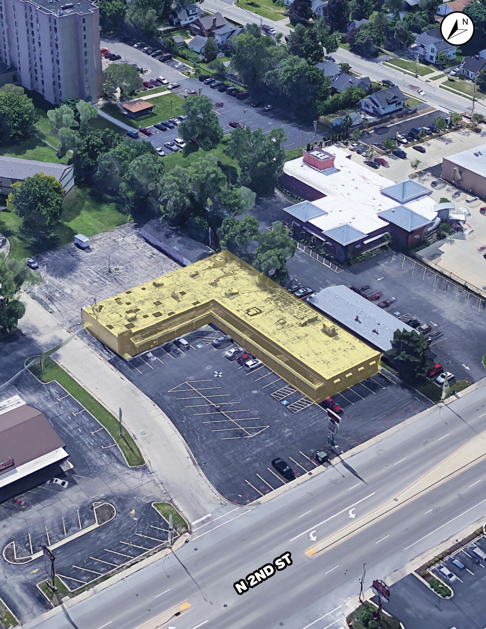 6125 N 2nd St, Loves Park, IL to rent Aerial- Image 1 of 5