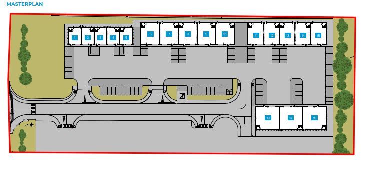 11-15 Trident Business Park, Llangefni for sale Site Plan- Image 1 of 1