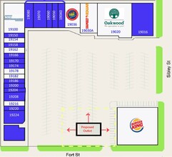 19016-19230 Fort St, Riverview, MI for rent Floor Plan- Image 1 of 1