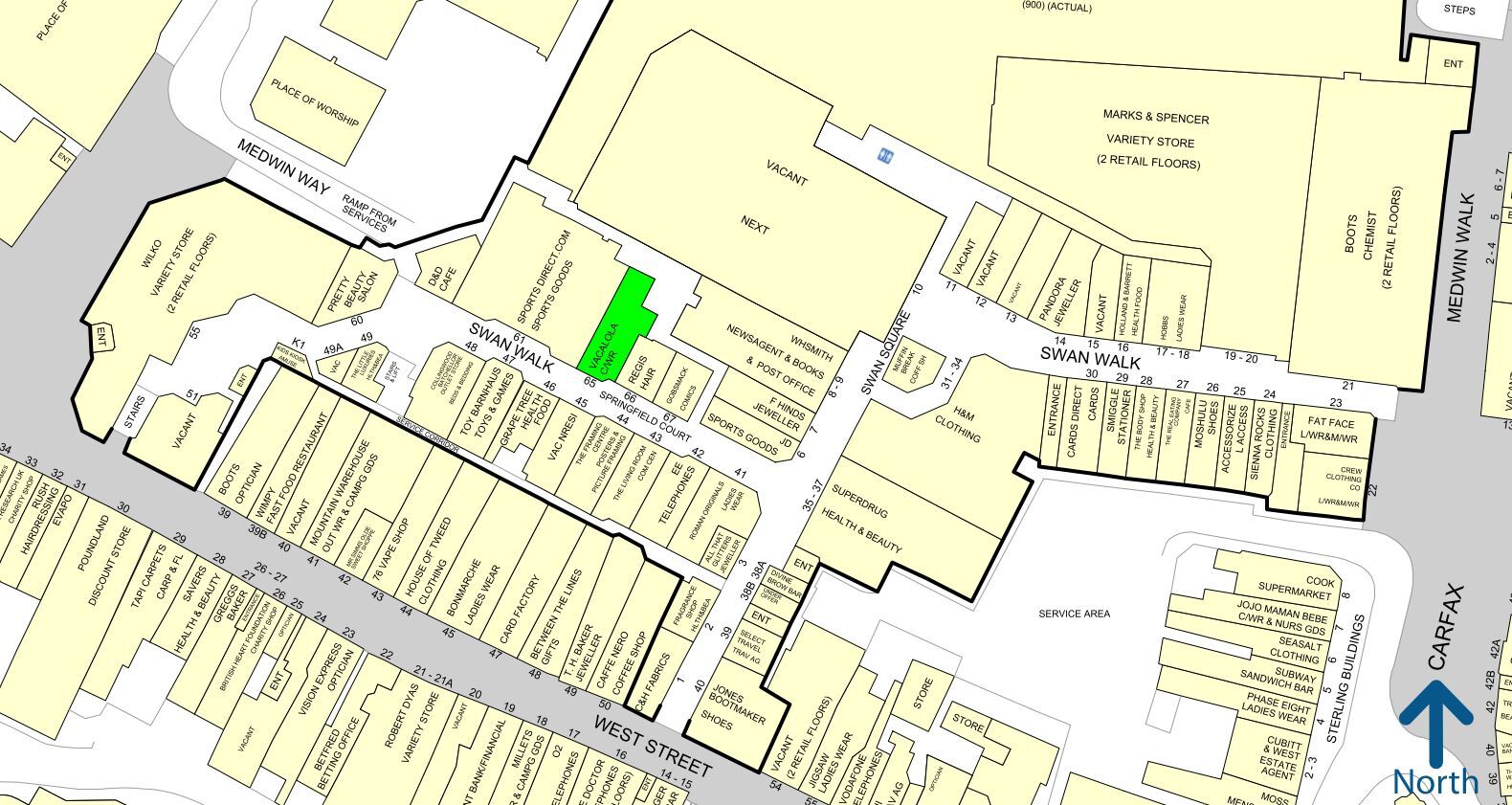 Swan Walk, Horsham for sale Plat Map- Image 1 of 1