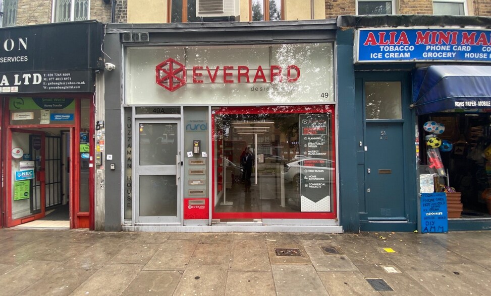 49 Mile End Rd, London for sale - Building Photo - Image 1 of 1