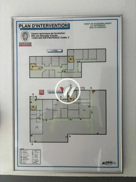Office in LES MILLES to rent - Site Plan - Image 3 of 7