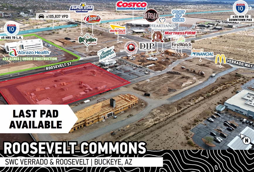 SWC Verrado Way & Roosevelt St, Buckeye, AZ for sale - Primary Photo - Image 1 of 1