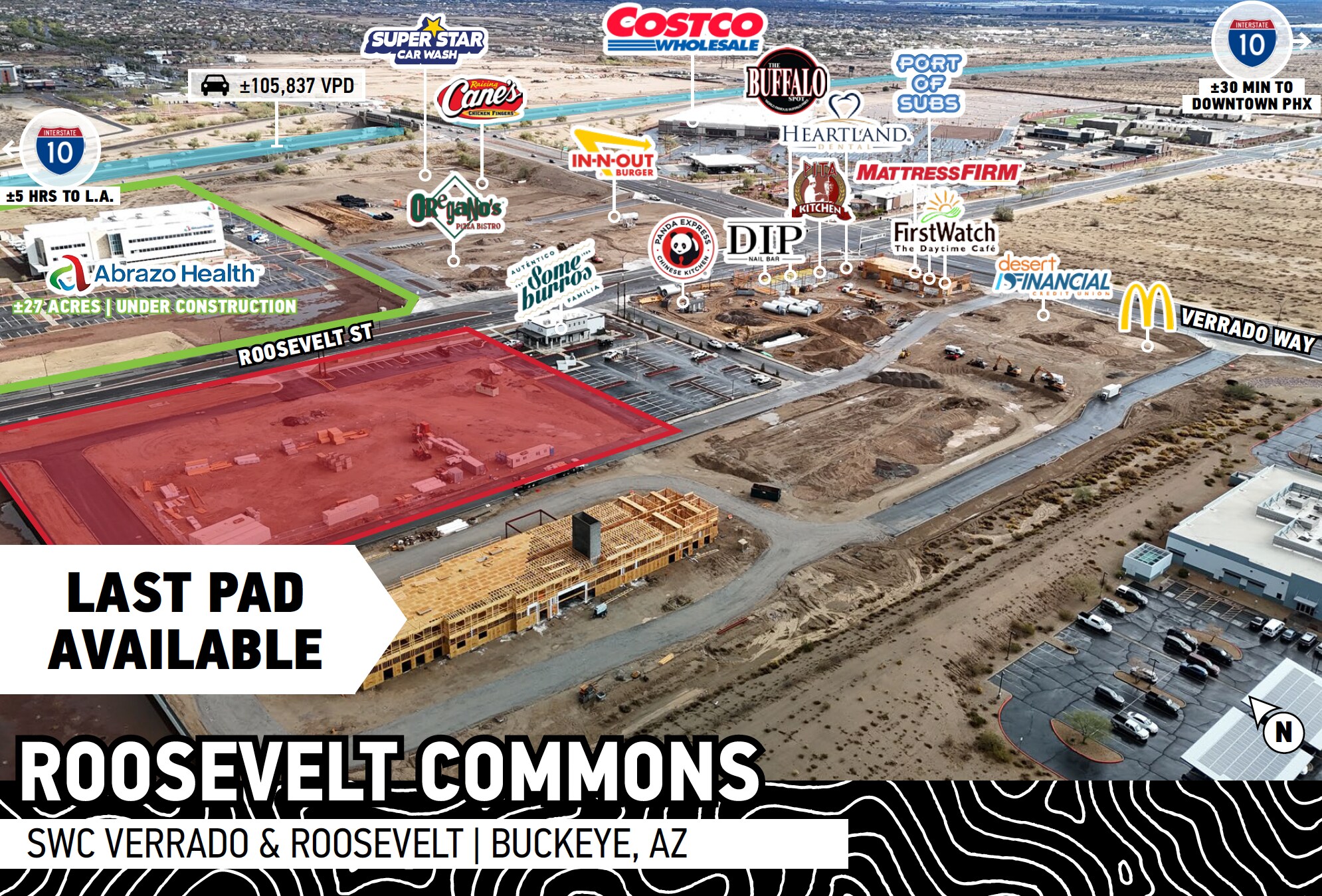 SWC Verrado Way & Roosevelt St, Buckeye, AZ for sale Primary Photo- Image 1 of 1