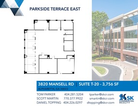 3780 Mansell Rd, Alpharetta, GA for rent Site Plan- Image 1 of 1