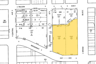 101 N Brand Blvd, Glendale, CA for sale Plat Map- Image 1 of 1