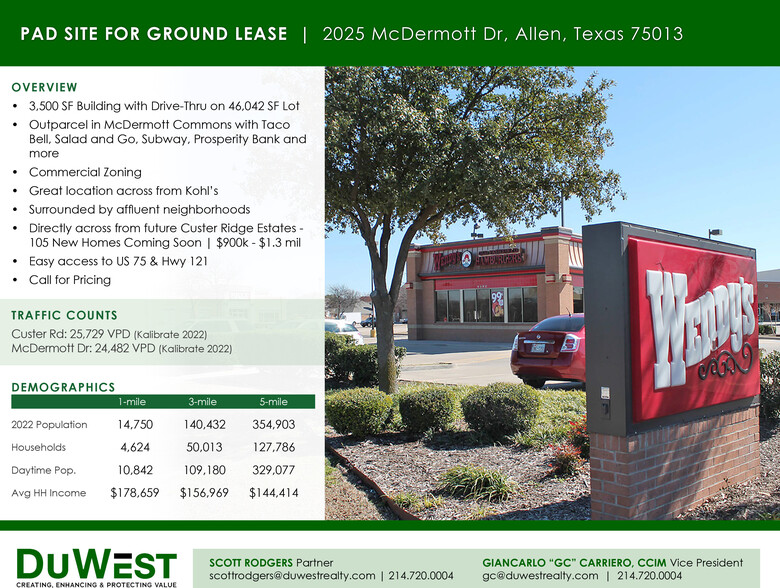 2025 W McDermott Dr, Allen, TX for rent - Building Photo - Image 3 of 3