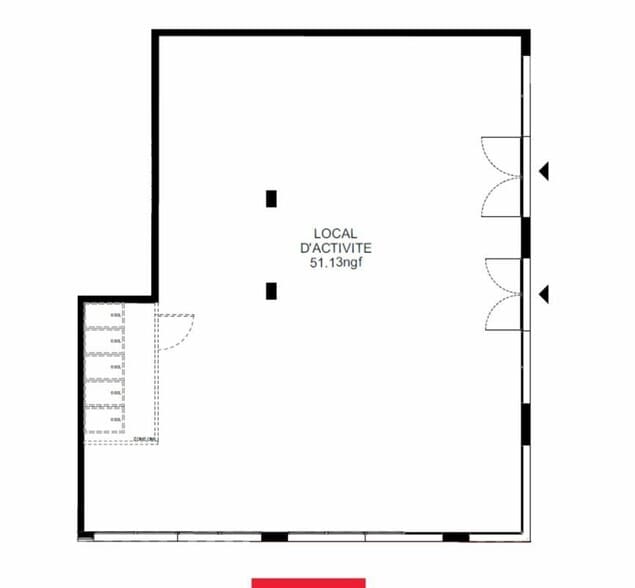 Retail in Bondy for sale - Floor Plan - Image 2 of 3