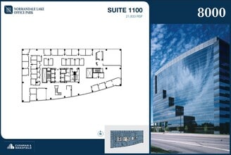 8000-8500 Normandale Lake Blvd, Bloomington, MN to rent Floor Plan- Image 1 of 2