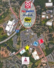 5303 Poplar Tent Rd, Concord, NC - aerial  map view