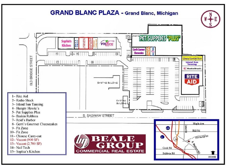 11395-11609 S Saginaw St, Grand Blanc, MI for sale - Site Plan - Image 1 of 1