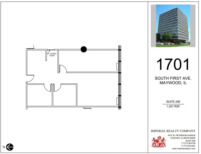 1701 S 1st Ave, Maywood, IL to rent Floor Plan- Image 1 of 7