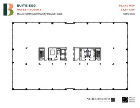 11405 N Community House Rd, Charlotte, NC for rent Floor Plan- Image 1 of 1