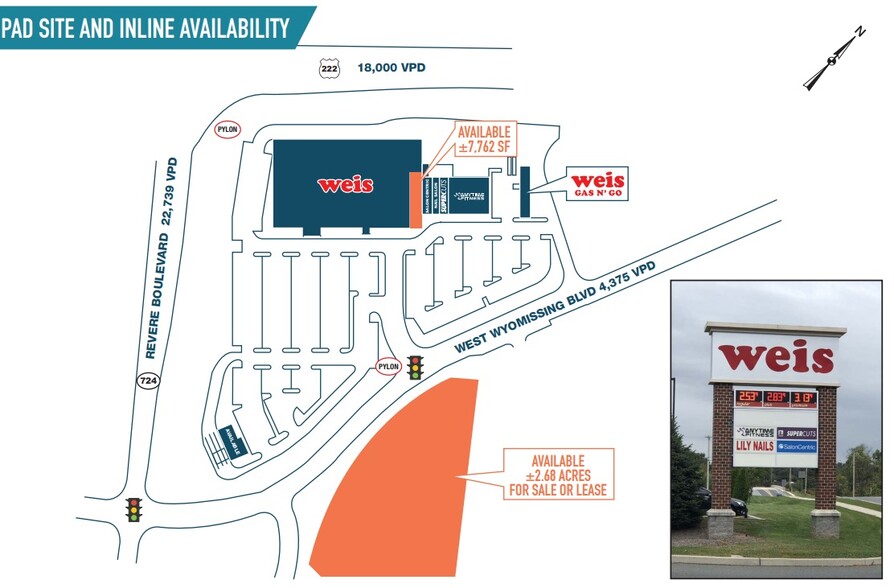 1112 W Wyomissing Blvd, West Lawn, PA for rent - Site Plan - Image 3 of 3