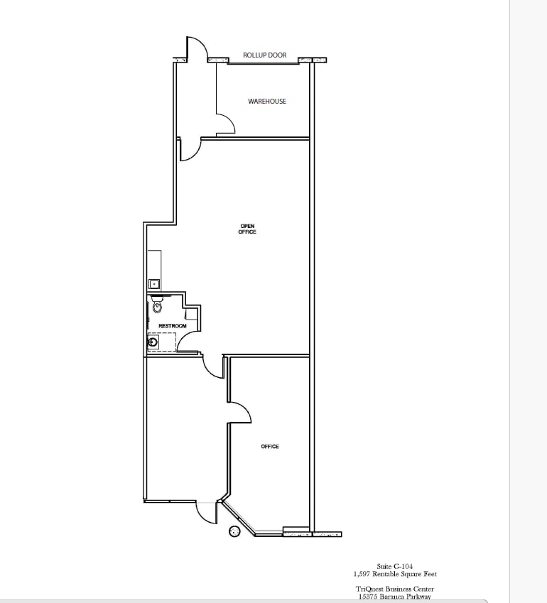 15375 Barranca Pky, Irvine, CA to rent Floor Plan- Image 1 of 1