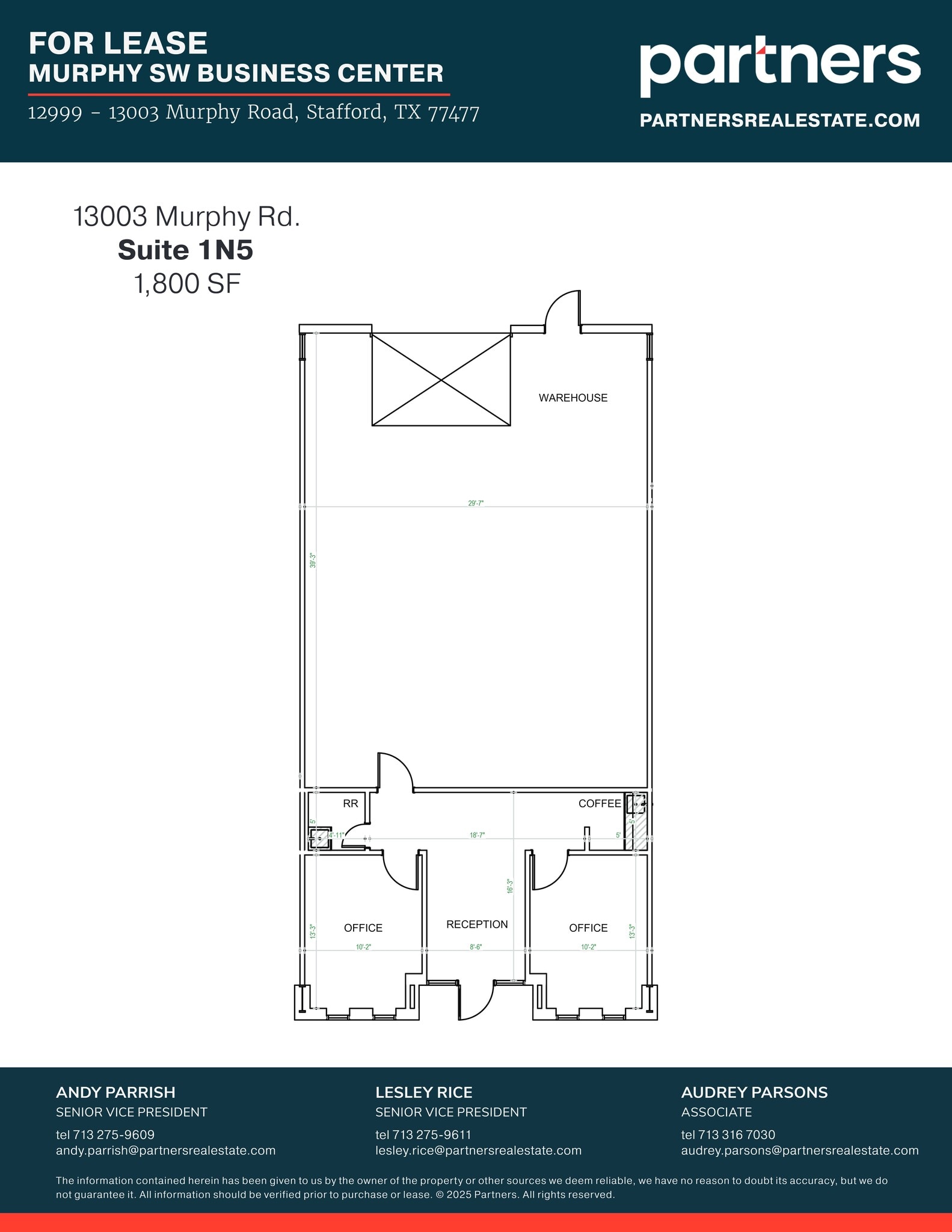 12999-13003 Murphy Rd, Stafford, TX to rent Site Plan- Image 1 of 1