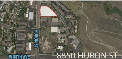 8850 Huron St, Thornton, CO - AERIAL  map view