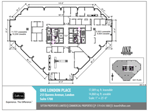 255 Queens Ave, London, ON for rent Floor Plan- Image 1 of 1