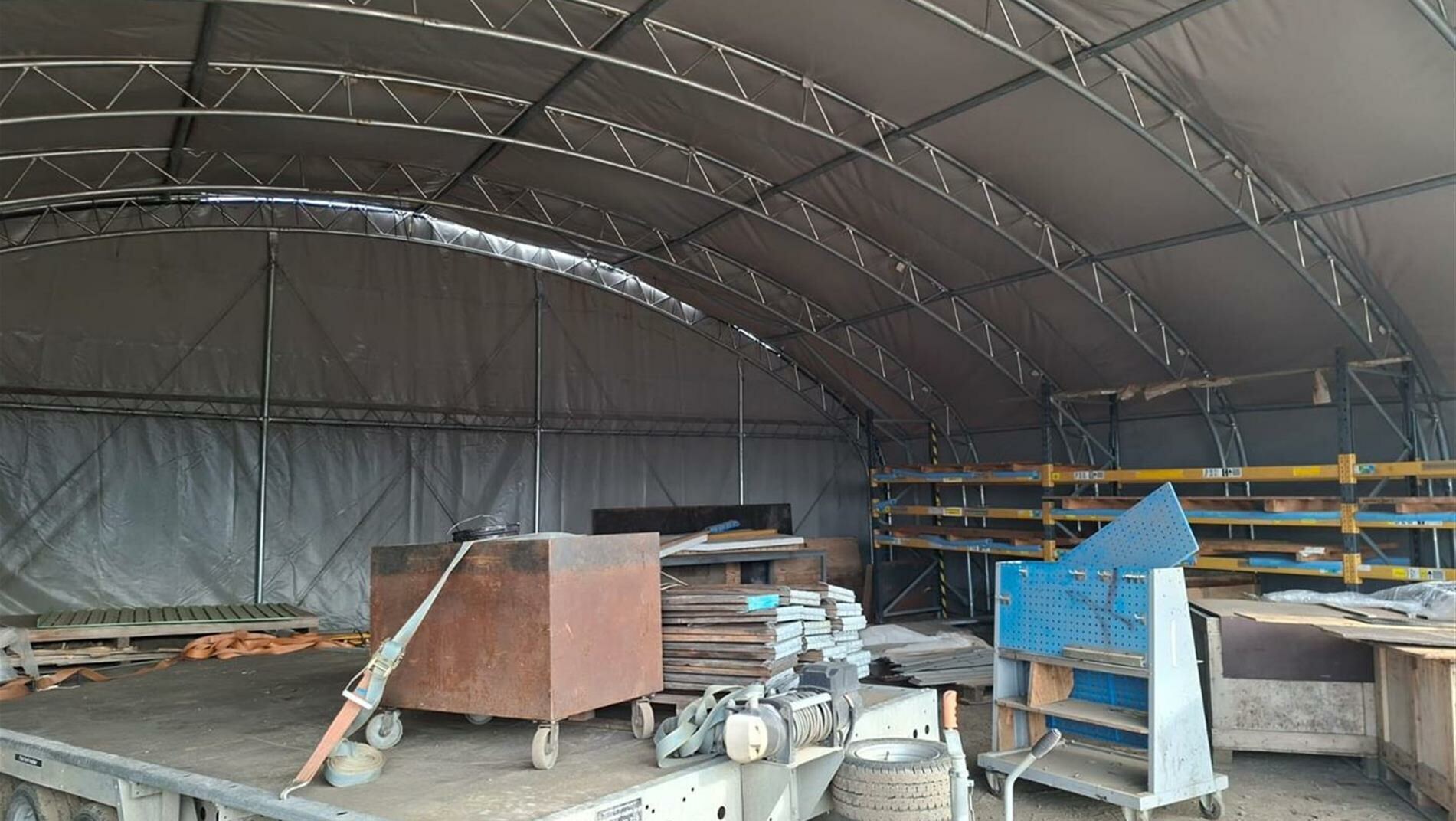 Hangar and Compund, The Gate House, Station Yard, Stathern to rent Primary Photo- Image 1 of 4