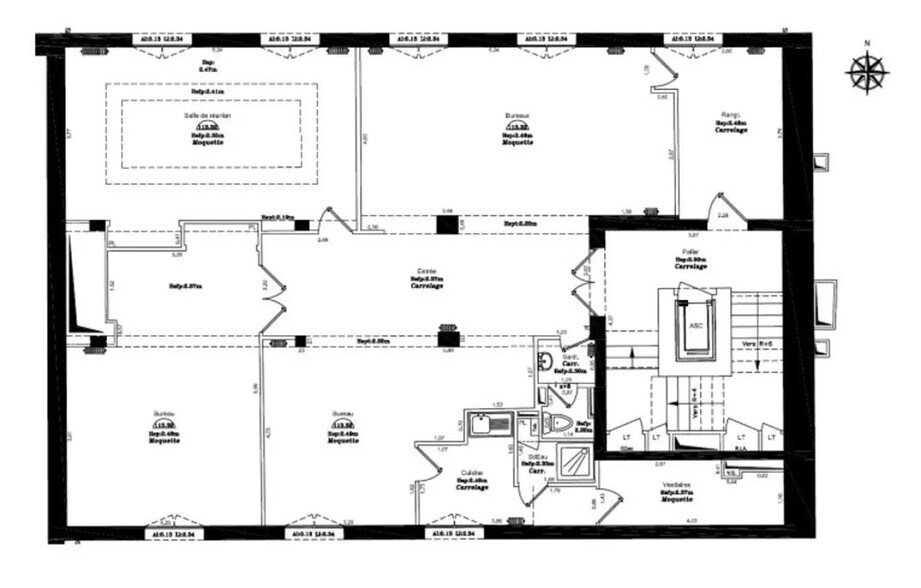 Office in Versailles to rent - Floor Plan - Image 3 of 3