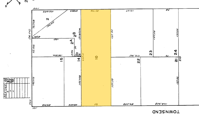 123 Townsend St, San Francisco, CA for rent - Plat Map - Image 2 of 4