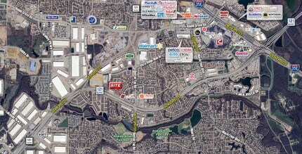 360 S State Highway 121 N, Coppell, TX - AERIAL  map view