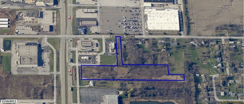 3350 E Lincoln Hwy, Merrillville, IN for sale - Aerial - Image 1 of 2