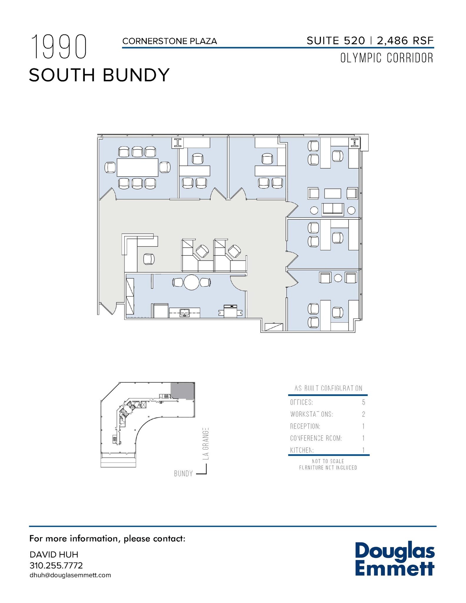 1990 S Bundy Dr, Los Angeles, CA to rent Floor Plan- Image 1 of 11